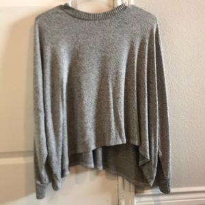Joah brown long sleeve light sweater